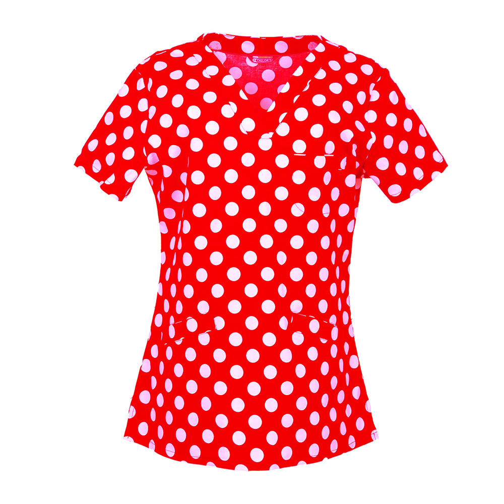 Women's Print Scrub Top