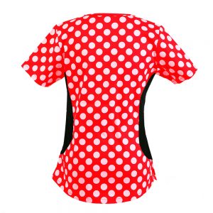 Women’s Polka Dots Print Scrub Top