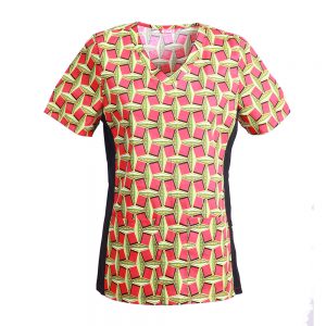 Women’s Print Flex Scrub Top