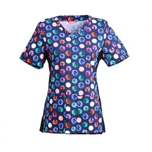 Women’s Print Flex Scrub Top