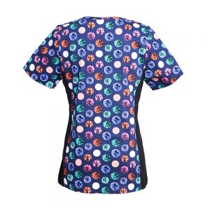 Women’s Print Flex Scrub Top