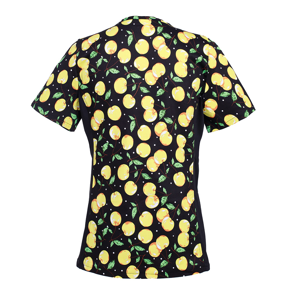 Women's Print Flex Scrub Top - Image 2