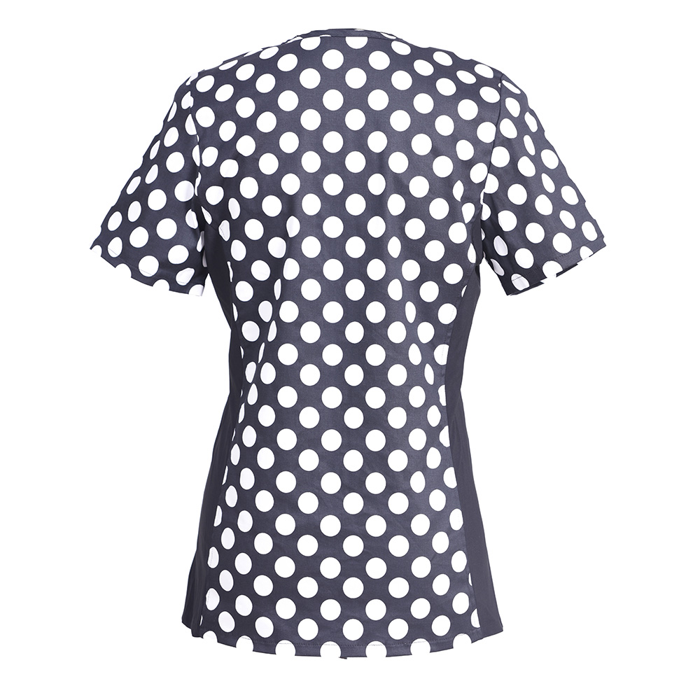 Women's Print Flex Scrub Top - Image 2