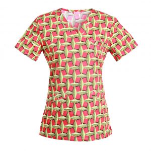 Women’s Print Scrub Top
