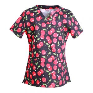 Women’s Print Scrub Top