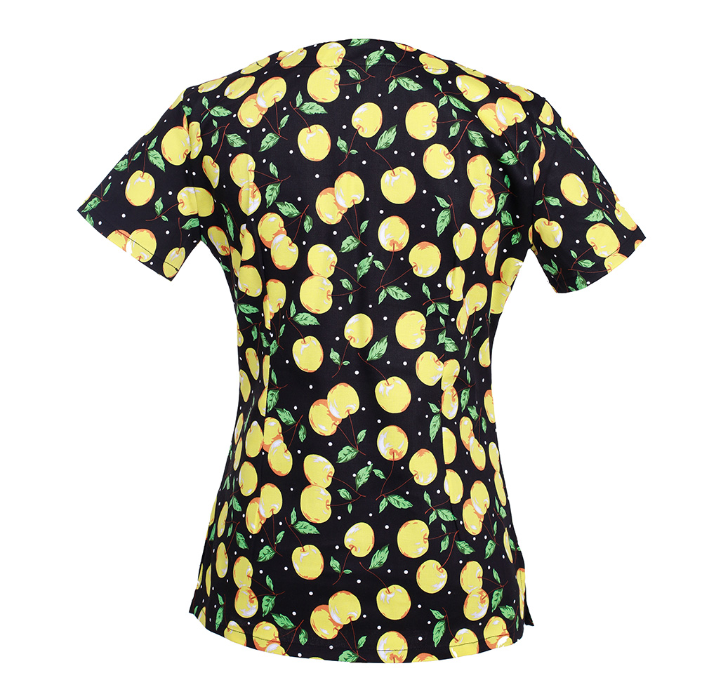 Women's Print Scrub Top - Image 2