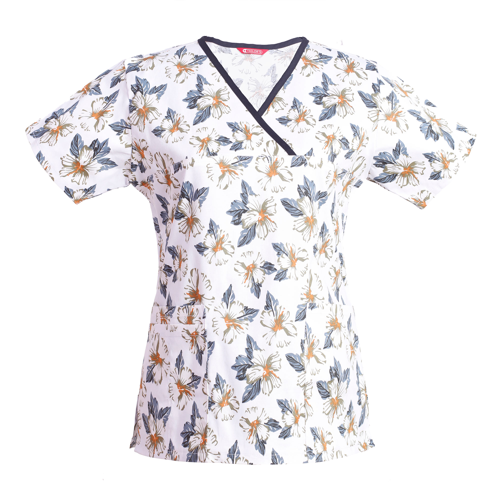Women's Print Scrub Top