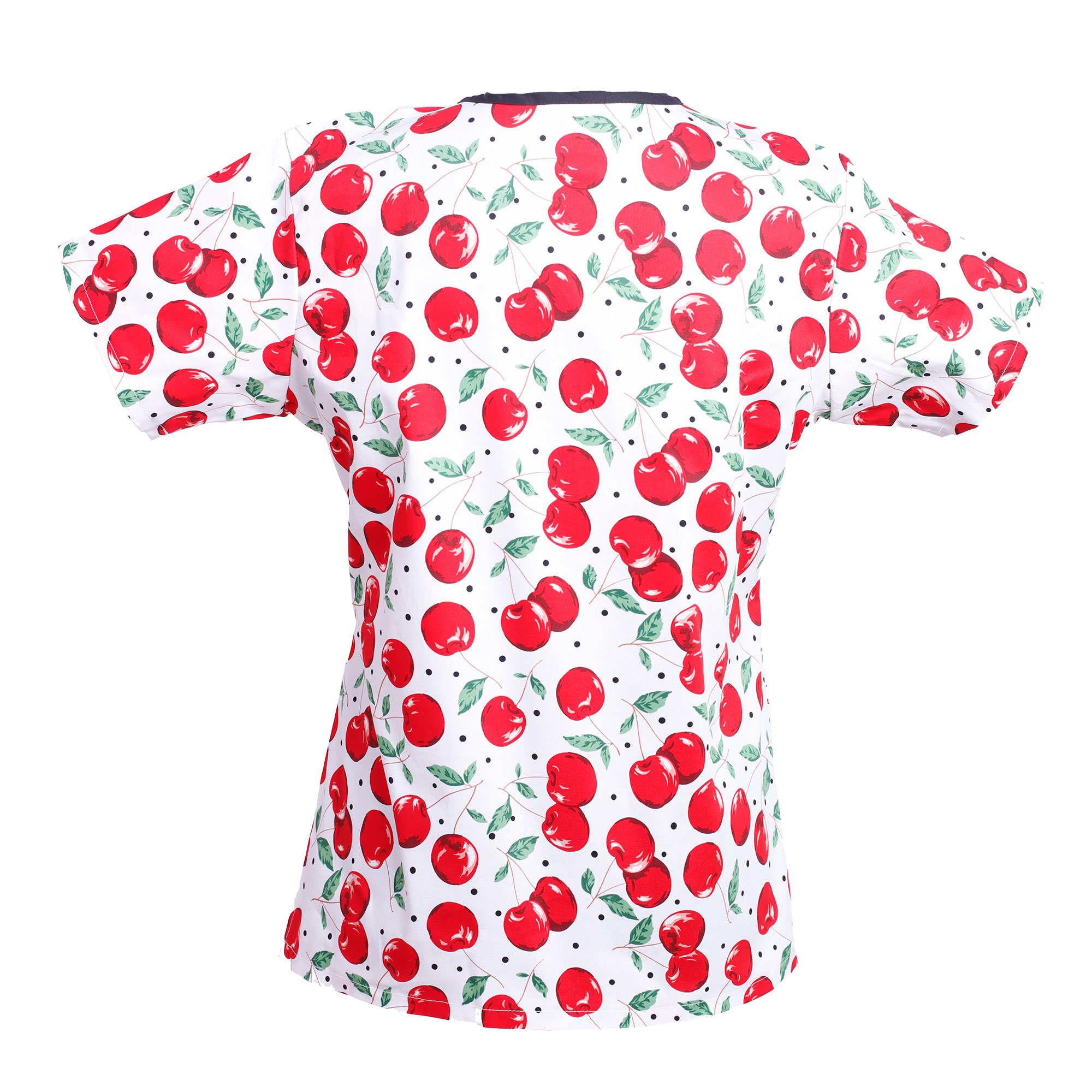 Women's Print Scrub Top - Image 3