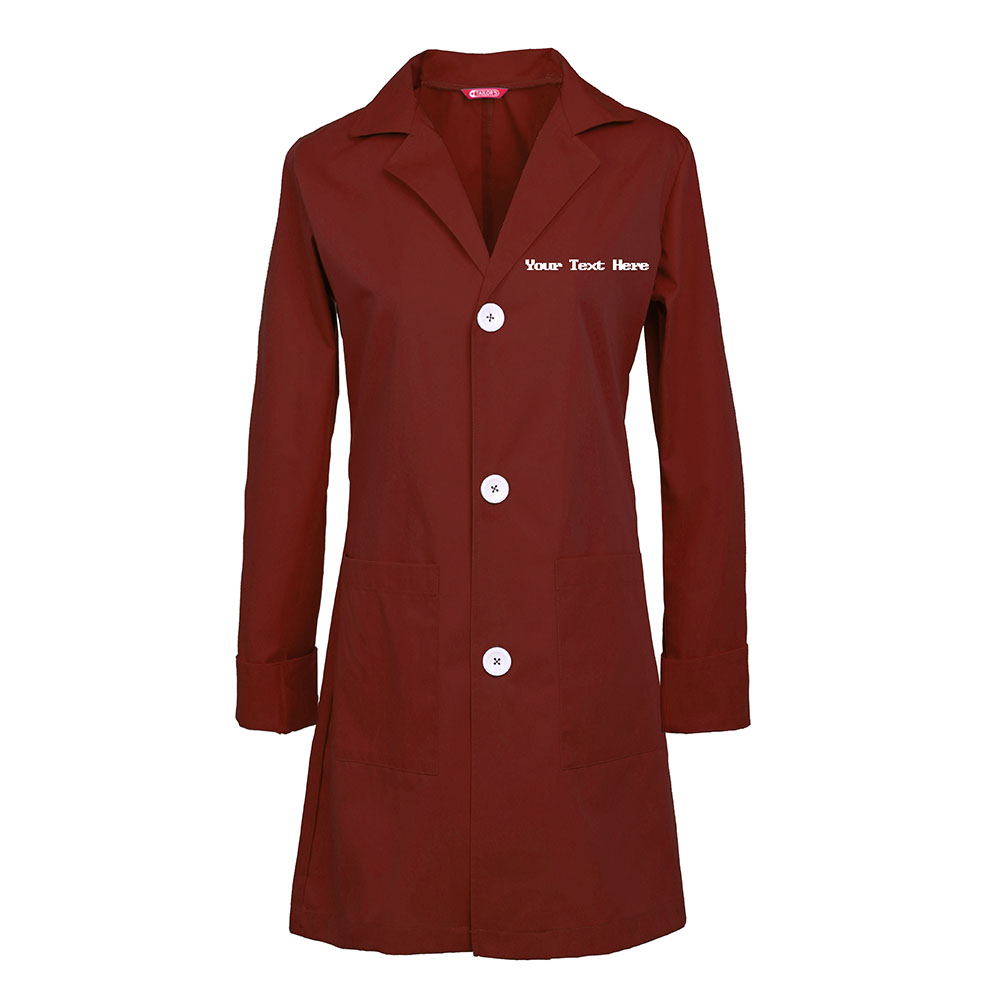 Personalized Embroidered Women's Lab Coat - Image 7