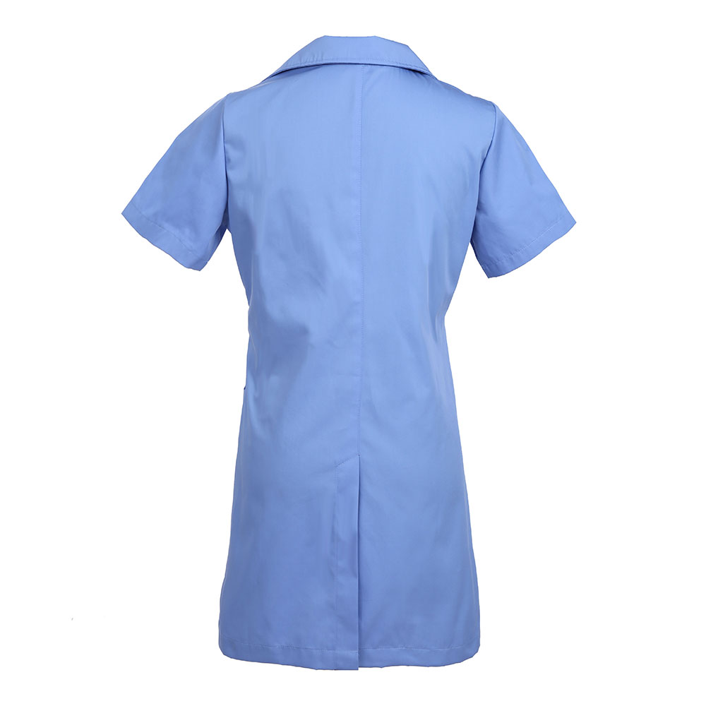 Personalized Embroidered Women's Lab Coat Short Sleeve - Image 6