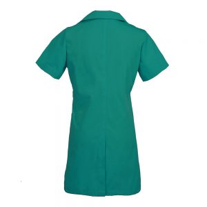 Personalized Embroidered Women’s Lab Coat Short Sleeve