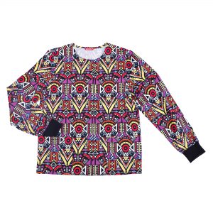 Womens Print Scrub Jacket