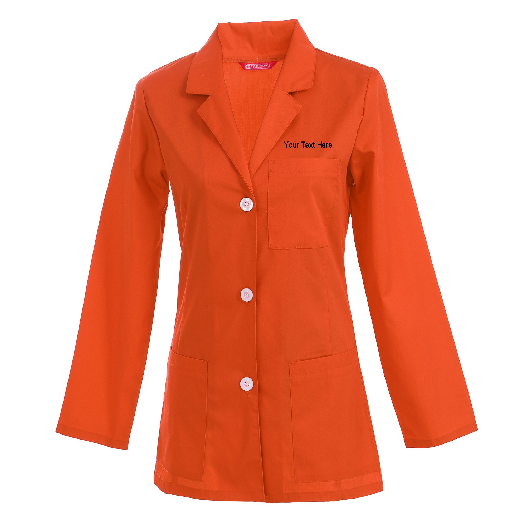 Women's Custom Personalized 29 Inch Consultation Lab Coat - Add Your Embroidered Text - Image 10