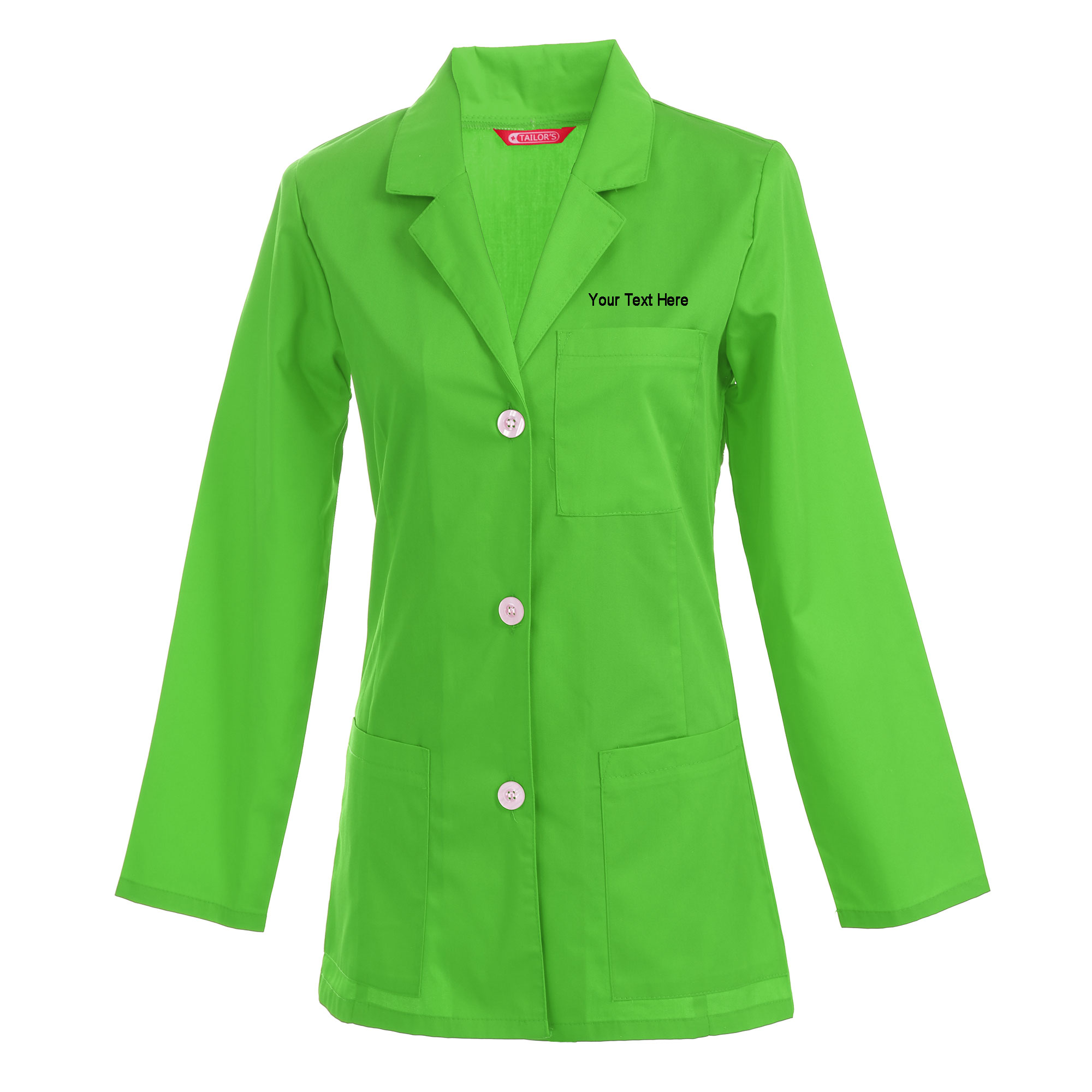 Women's Custom Personalized 29 Inch Consultation Lab Coat - Add Your Embroidered Text - Image 4