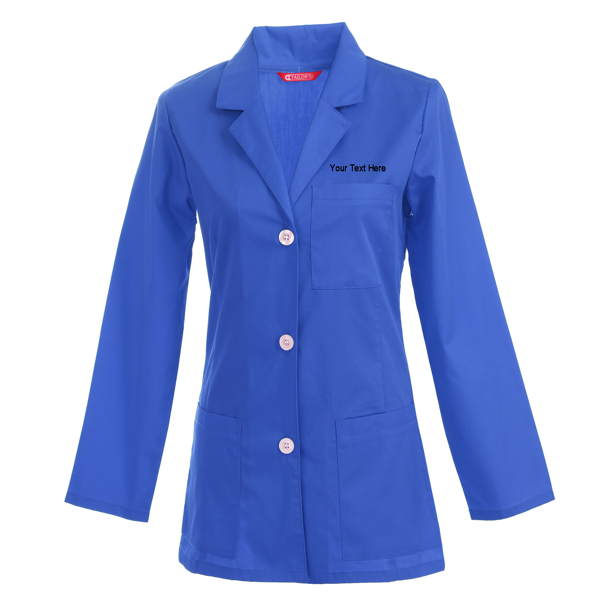 Women's Custom Personalized 29 Inch Consultation Lab Coat - Add Your Embroidered Text - Image 7