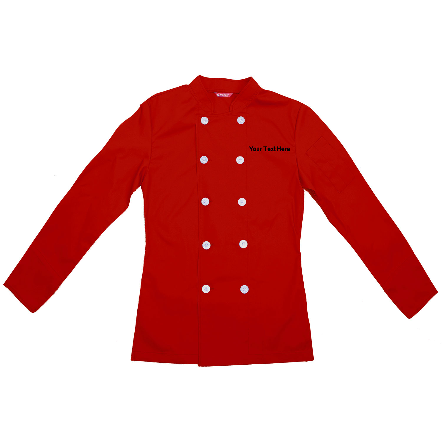 Custom Embroidered Women's Chef Coat Chef Shirt - Image 3