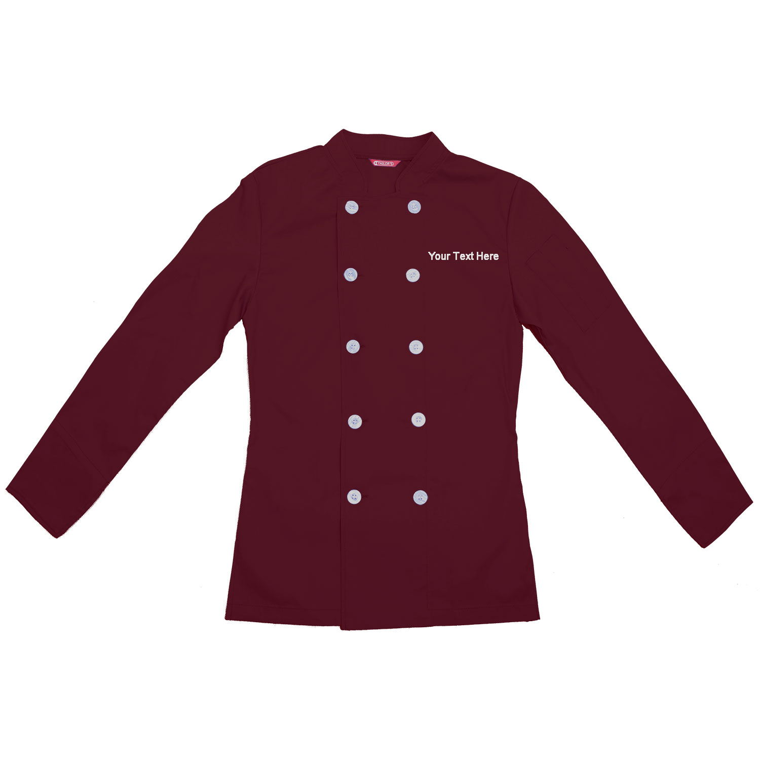 Custom Embroidered Women's Chef Coat Chef Shirt - Image 5