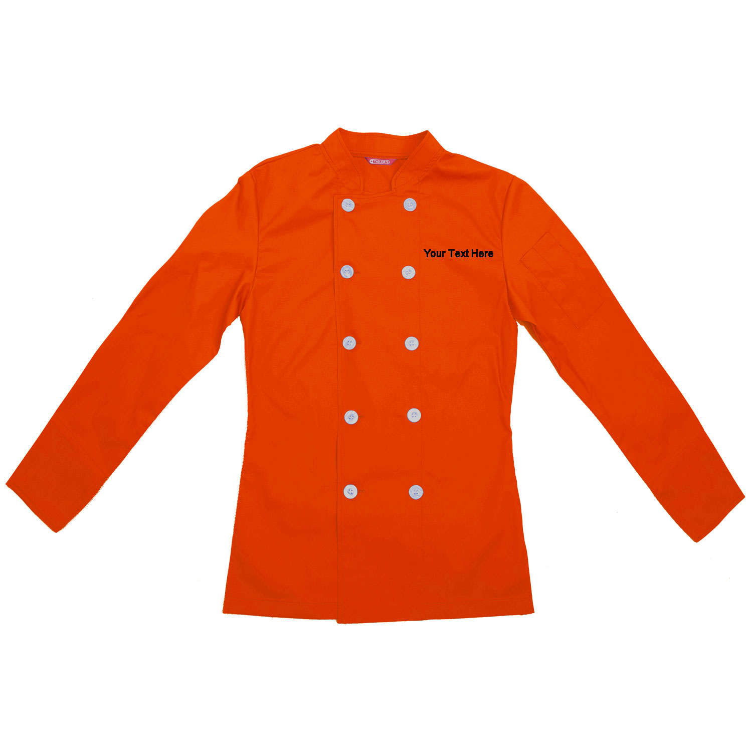 Custom Embroidered Women's Chef Coat Chef Shirt - Image 9
