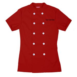 Women’s Chef Coat Short Sleeve Chef Shirt