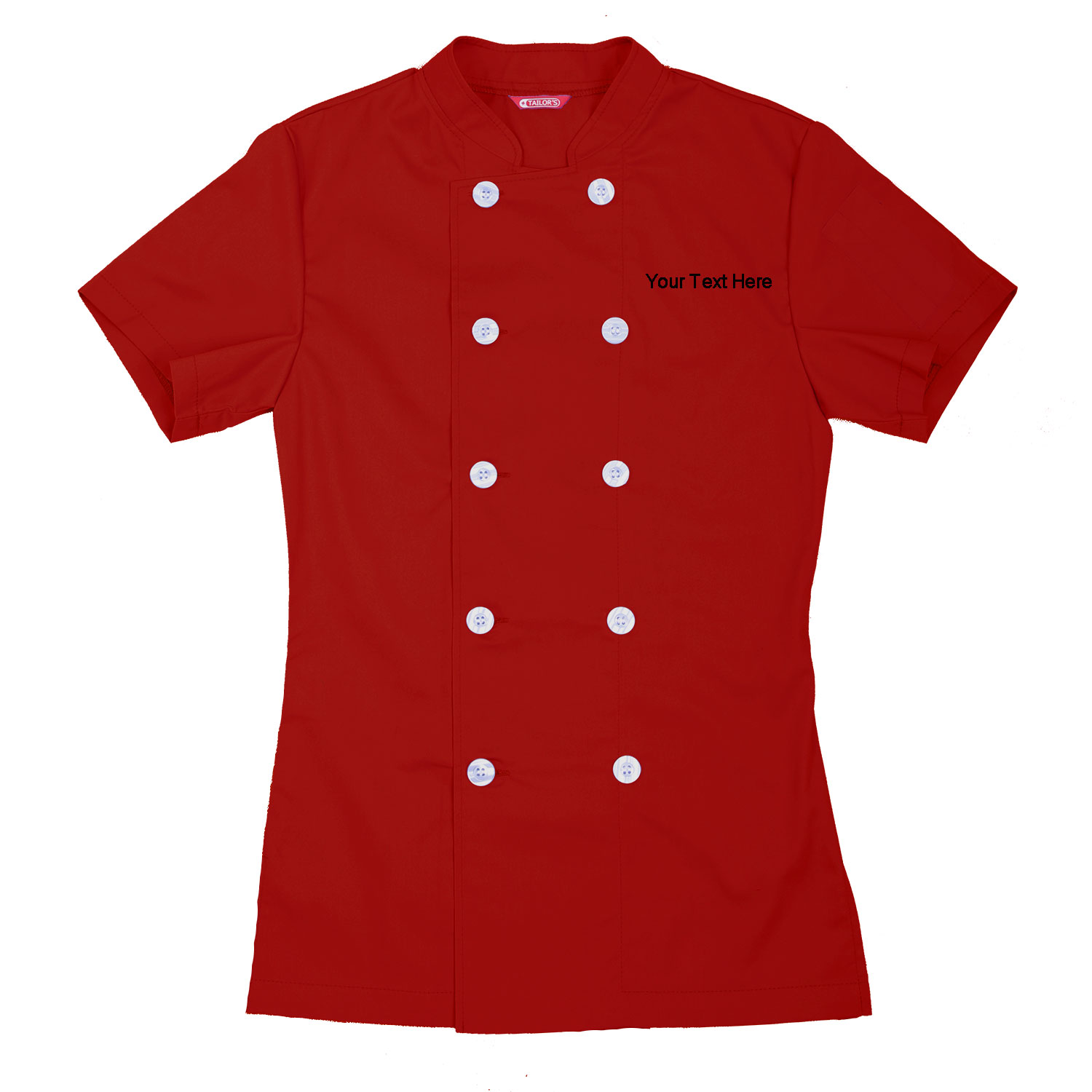 Women's Chef Coat Short Sleeve Chef Shirt - Image 2