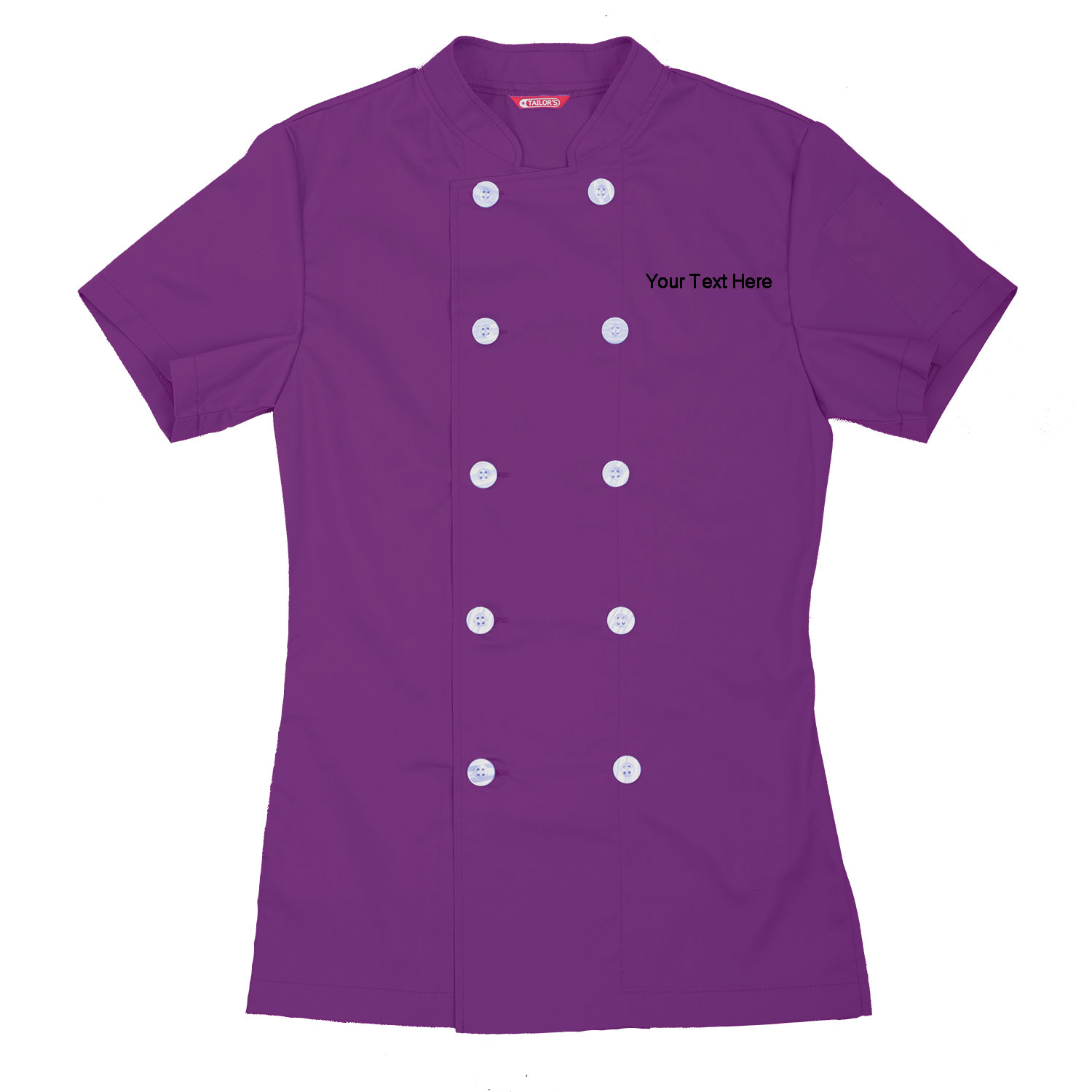 Women's Chef Coat Short Sleeve Chef Shirt - Image 8