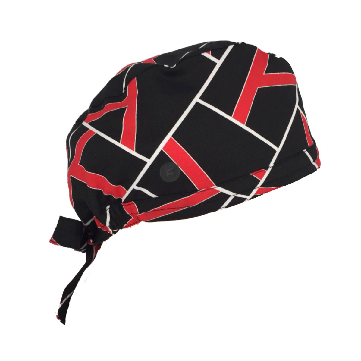 Unisex Print Surgical Cap Surgical Scrub Hat with Buttons