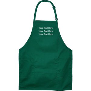 Embroidered Apron with Your Text Name