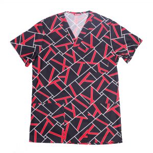 Men’s Print Scrub Top