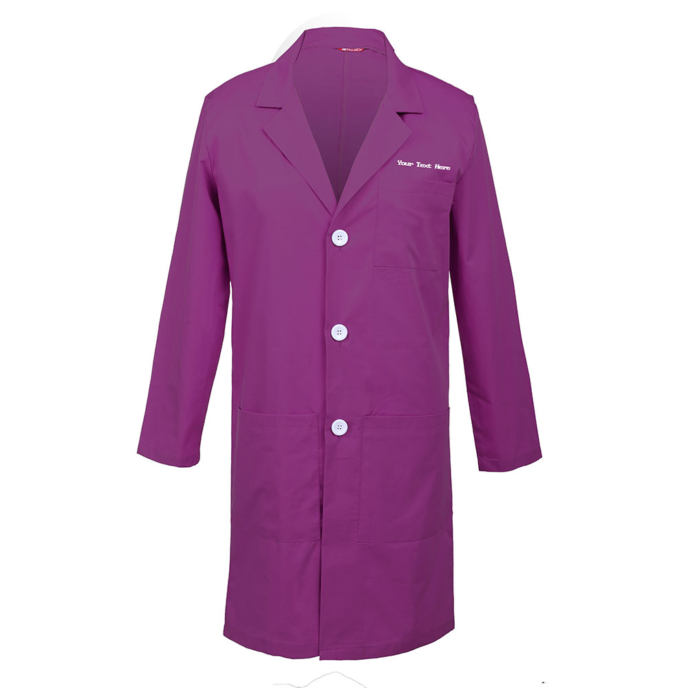 Personalized Embroidered Men's Lab Coat - Image 3