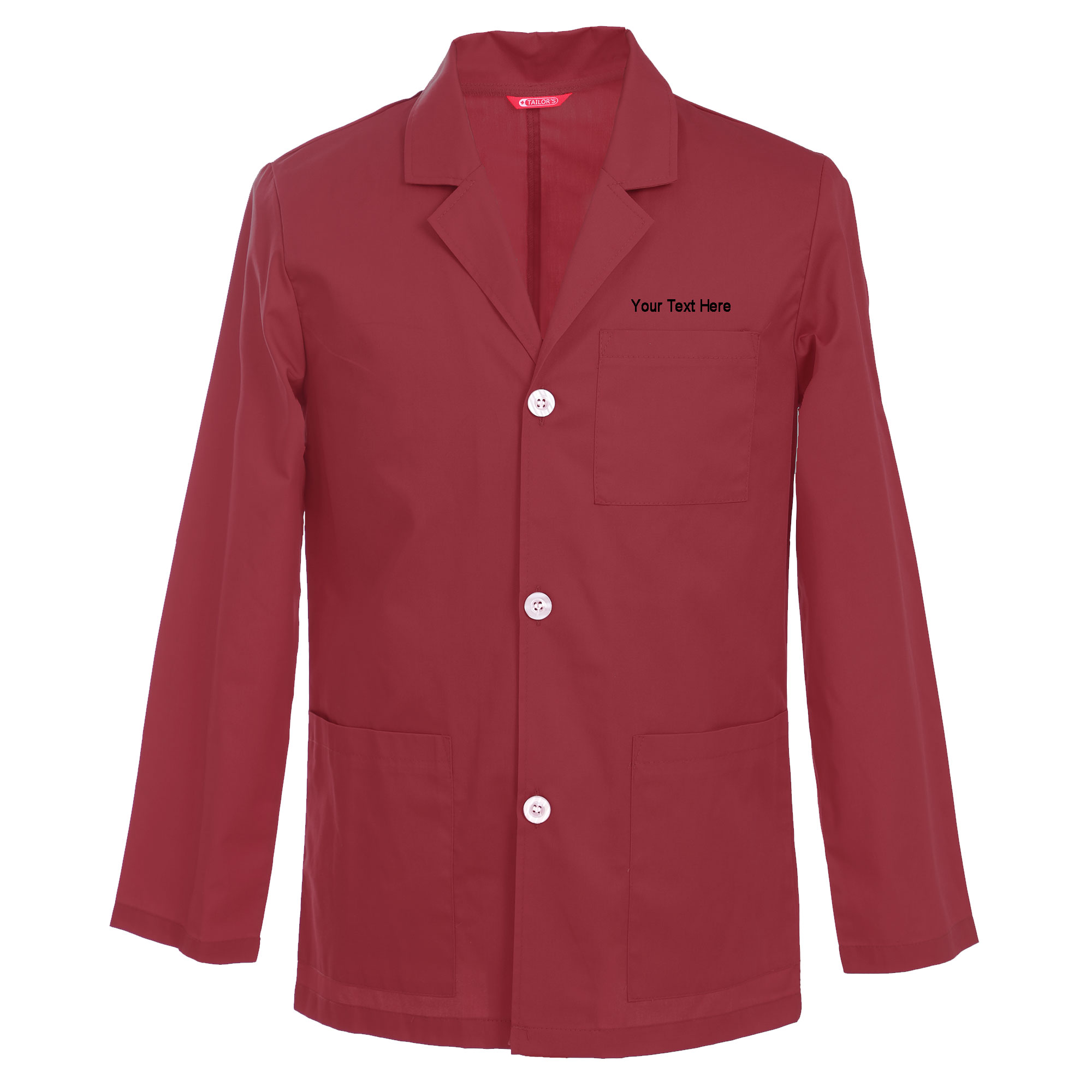 Men's Custom Personalized 31 Inch Consultation Lab Coat - Image 11