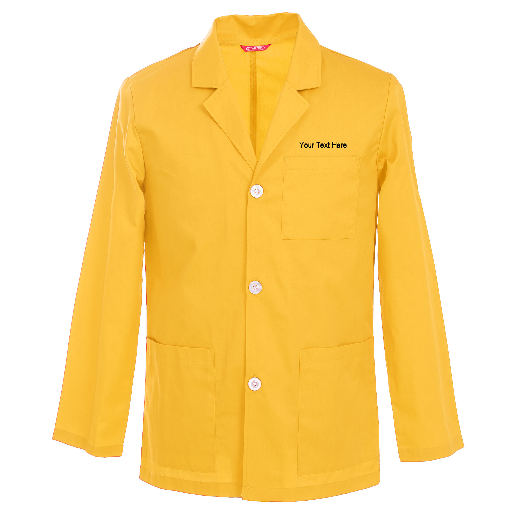 Men's Custom Personalized 31 Inch Consultation Lab Coat - Image 2