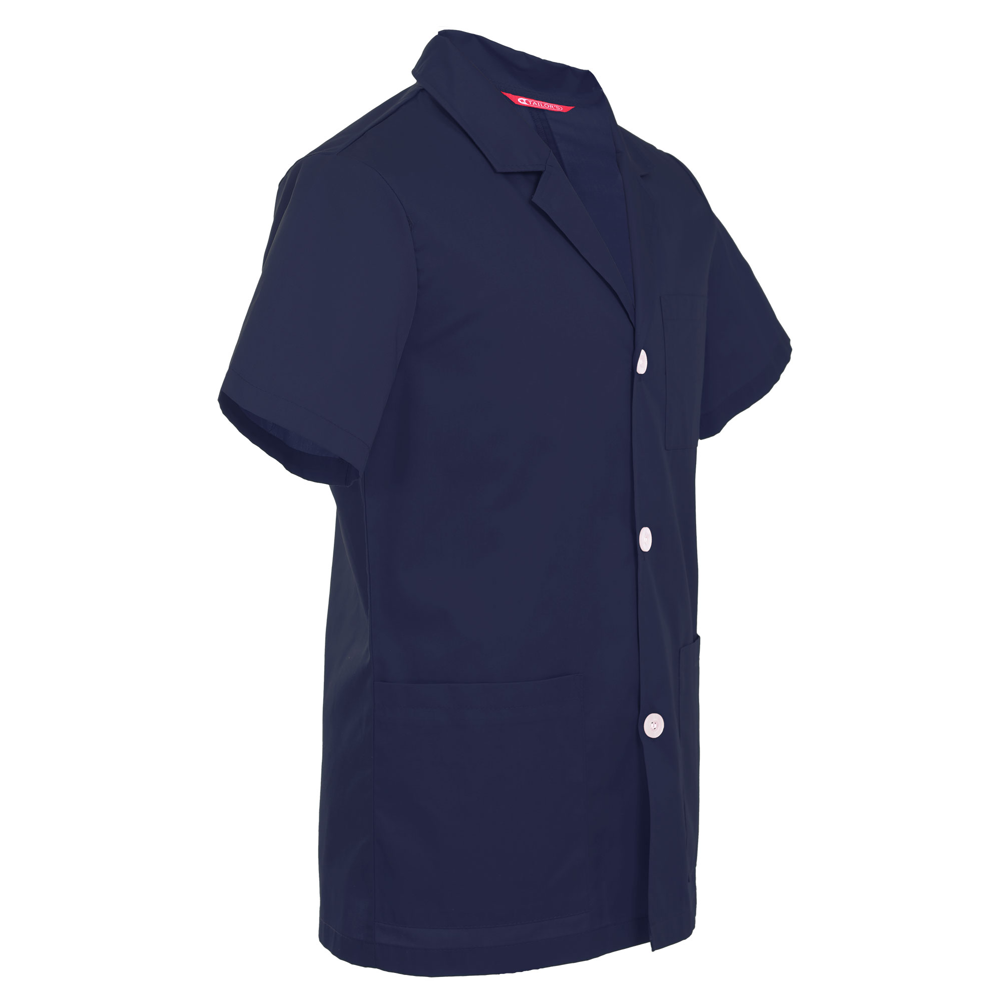 Men's 31 Inch Consultation Short Sleeve Lab Coat - Image 8