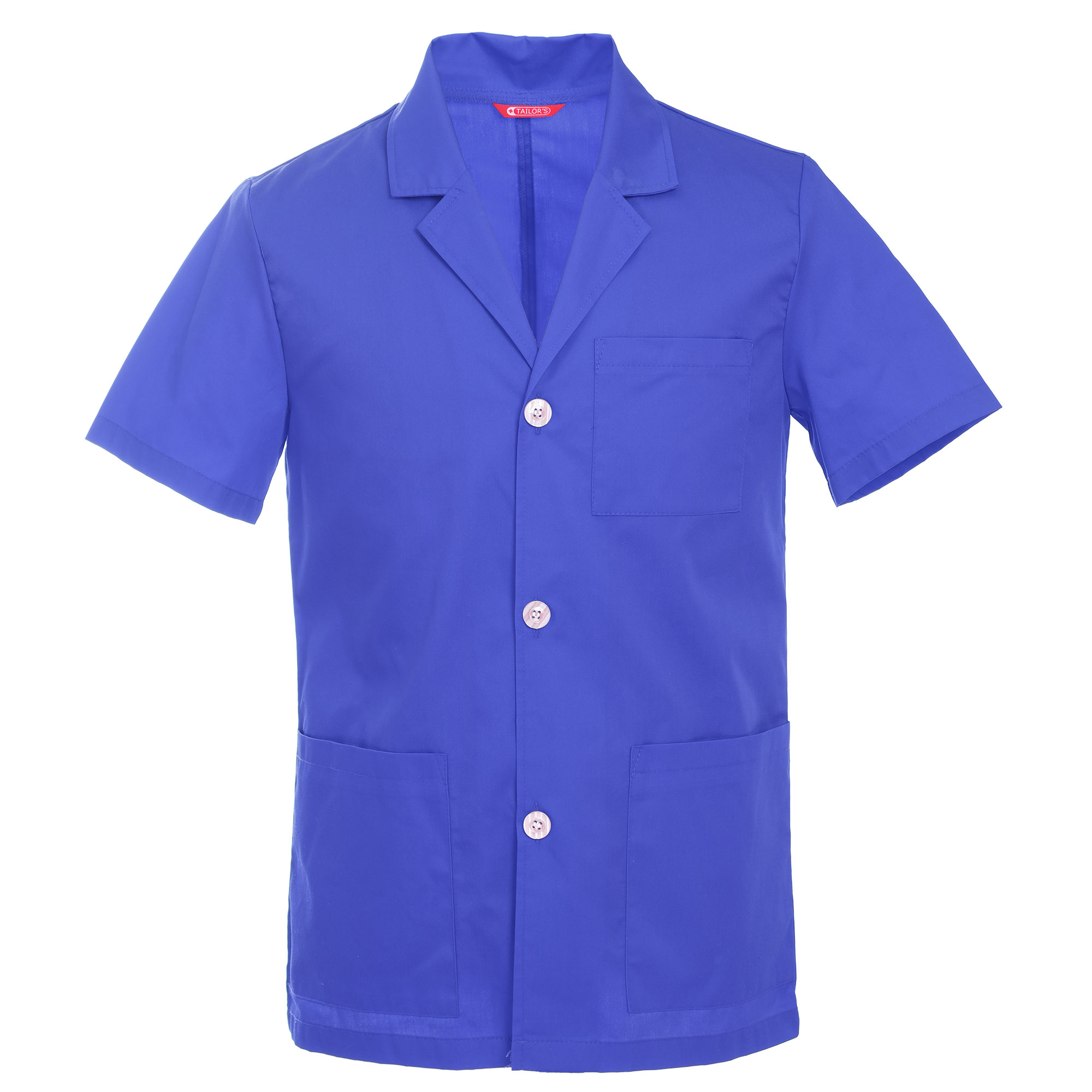 Men's 31 Inch Consultation Short Sleeve Lab Coat - Image 4