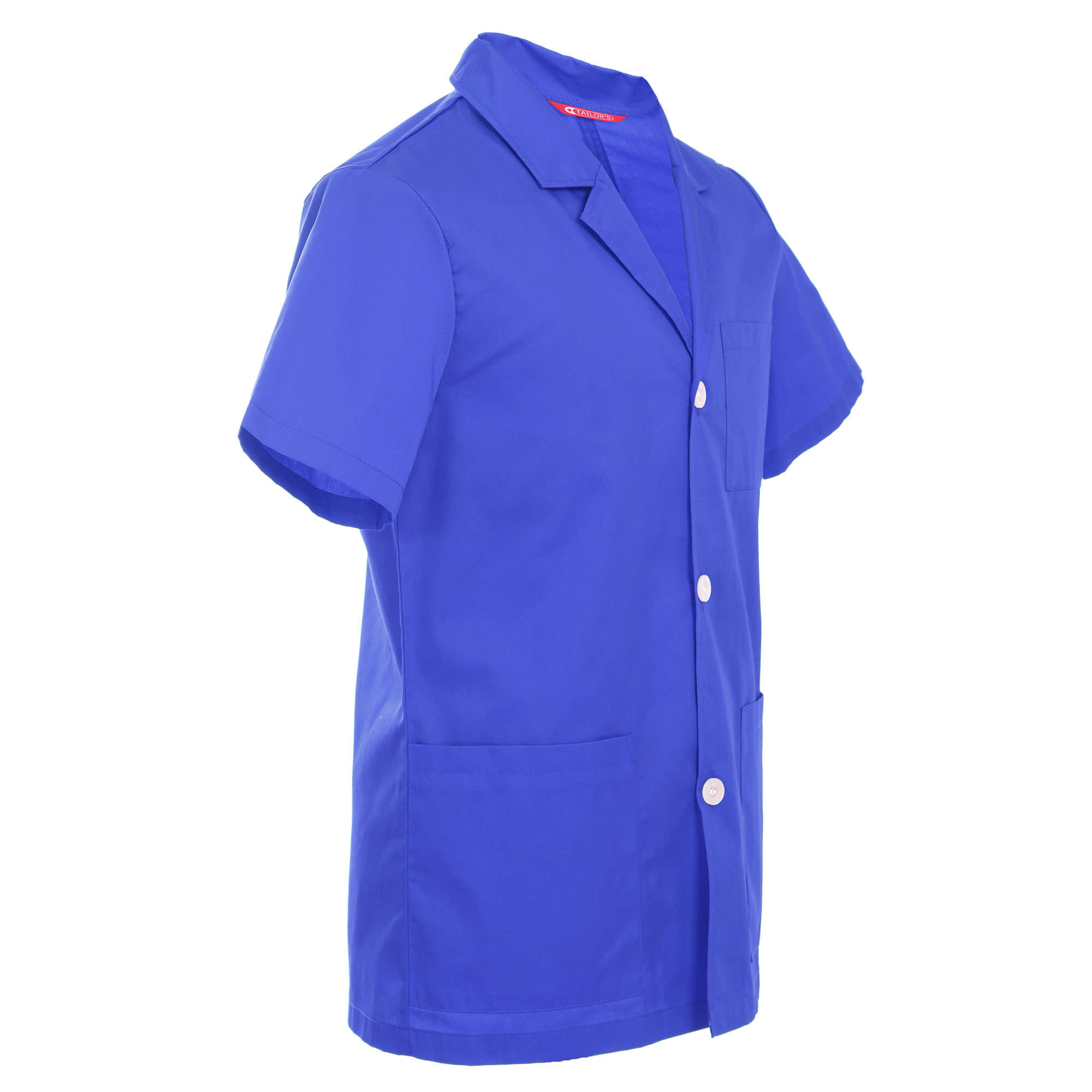 Men's 31 Inch Consultation Short Sleeve Lab Coat - Image 5