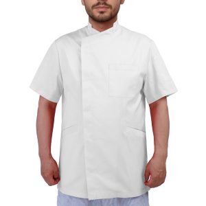 Men’s Chef Coat Short Sleeve Chef Jacket