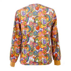 Womens Print Scrub Jacket