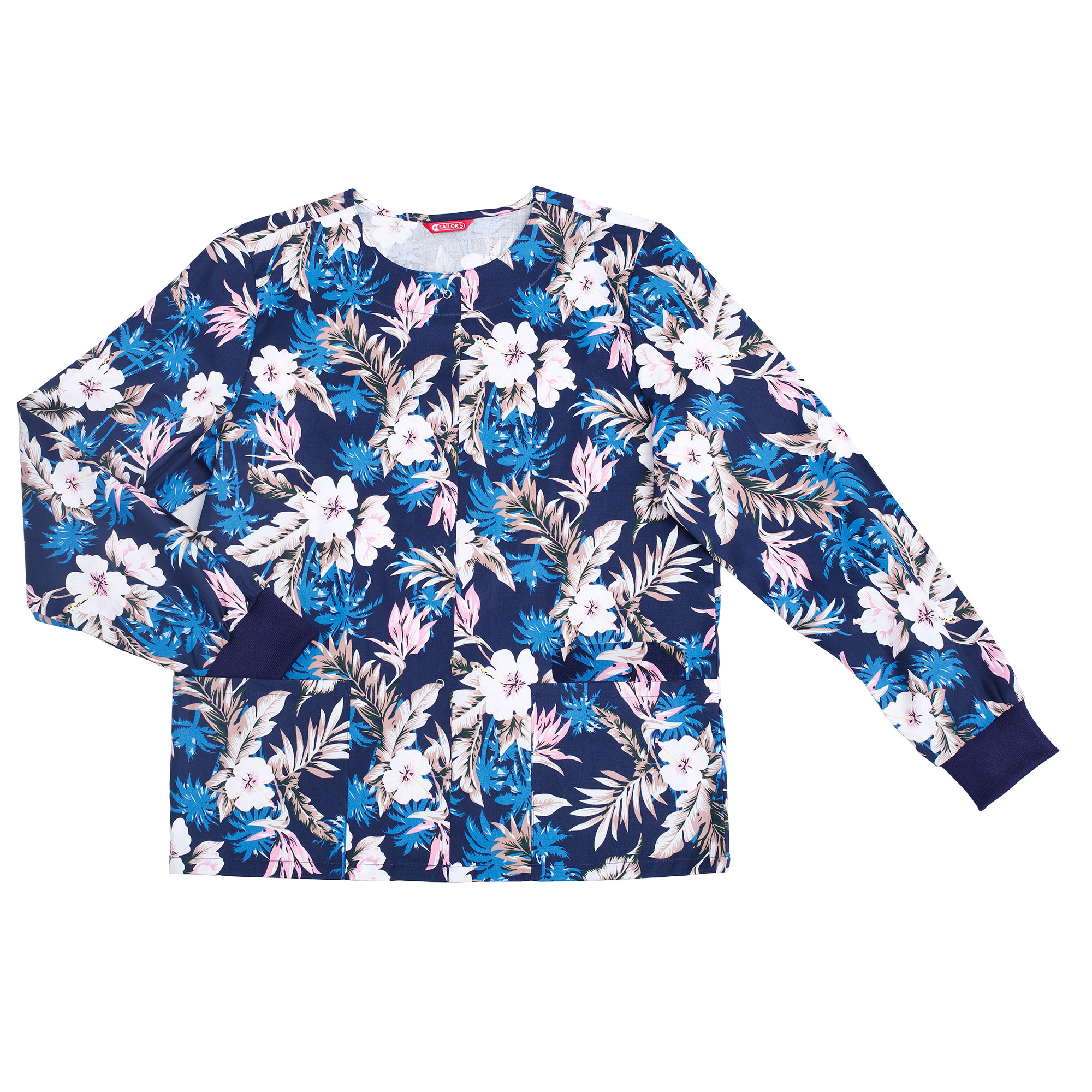 Womens Print Scrub Jacket