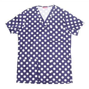 Men’s Printed Scrub Top