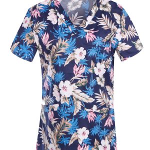 Women’s Print Scrub Top