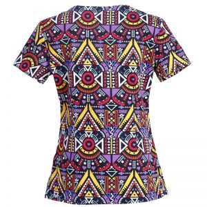 Women’s Print Scrub Top